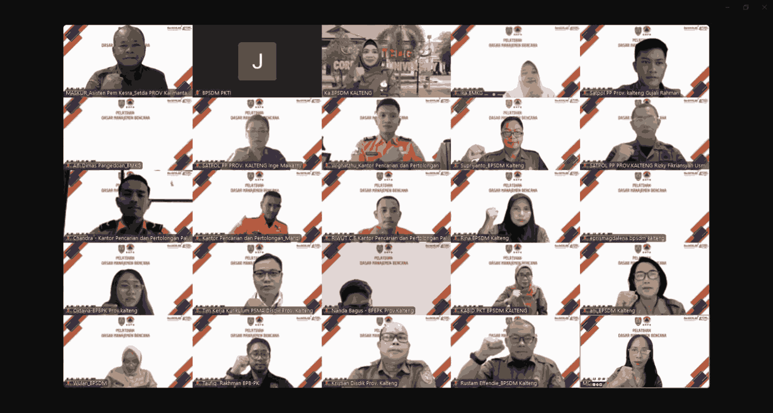 BPSDM Gelar Pelatihan Dasar Manajemen Bencana Secara E-Learning