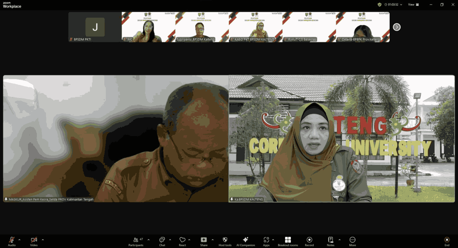BPSDM Gelar Pelatihan Dasar Manajemen Bencana Secara E-Learning