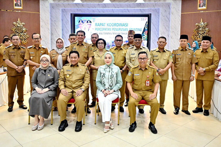 BAPPERIDA Prov. Kalteng Gelar Rakor Percepatan Penurunan Stunting se-Kalteng