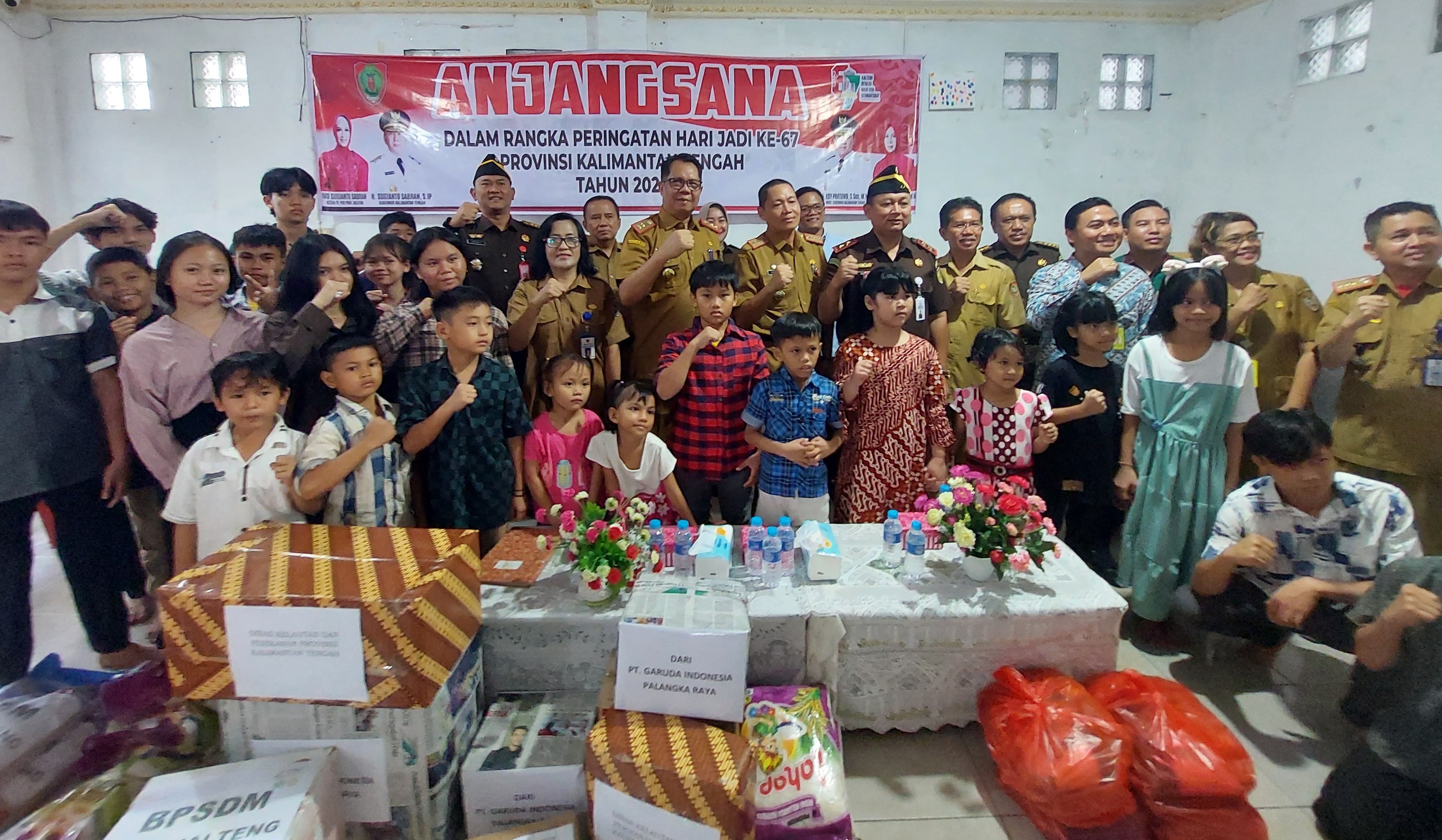 Kepala Dislutkan Prov. Kalteng Darliansjah Lakukan Anjangsana ke LKSA Imanuel