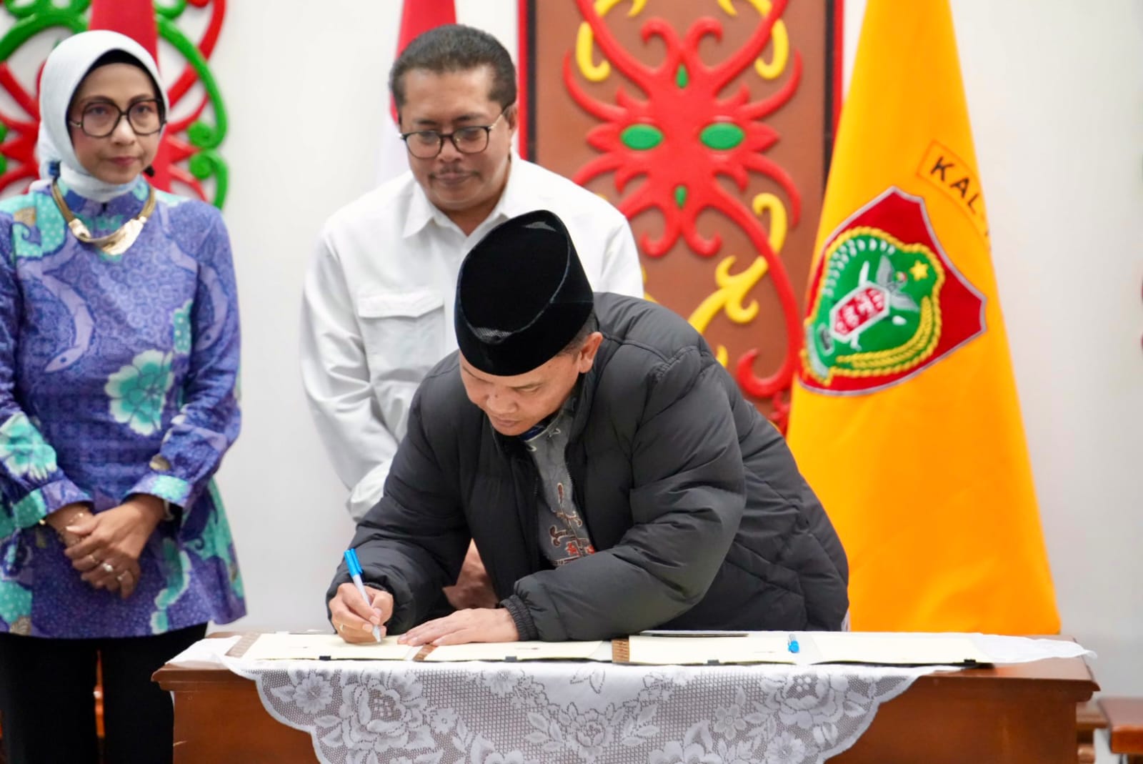 Nota Kesepakatan Pendidikan Vokasi dan Magang Mahasiswa Ditandatangani Pemprov Kalteng dan Kementan RI