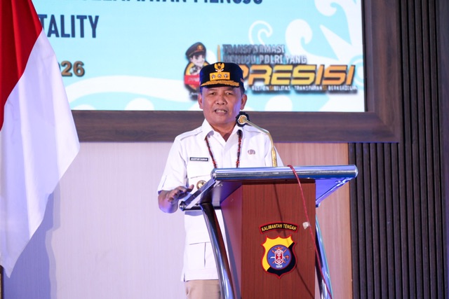 Gubernur Kalteng Agustiar Sabran, Hadir pada Raker Forum LLAJ Tingkat Daerah 2026