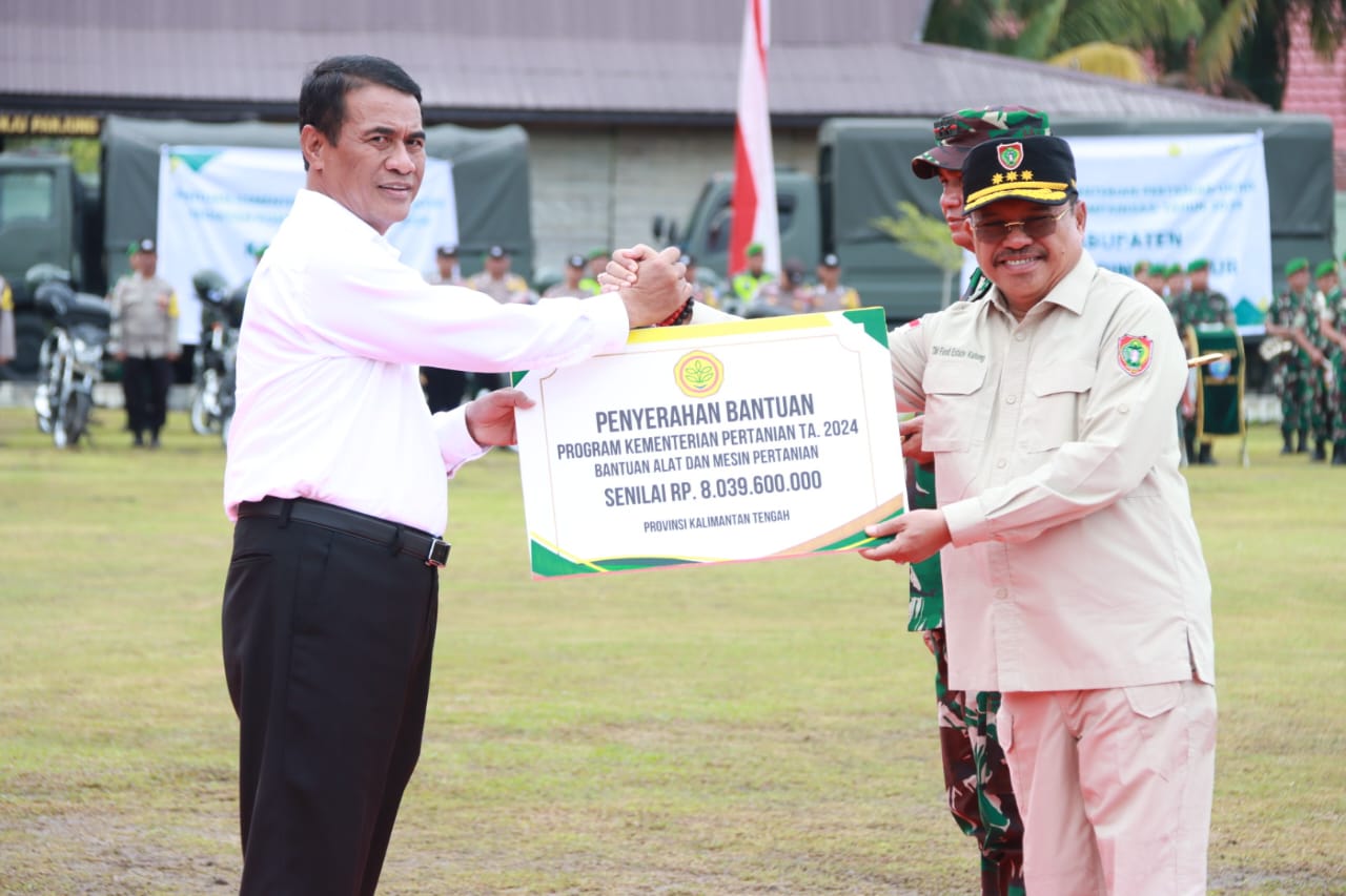 Sekda Nuryakin Hadiri Apel Siaga Alat dan Mesin Pertanian