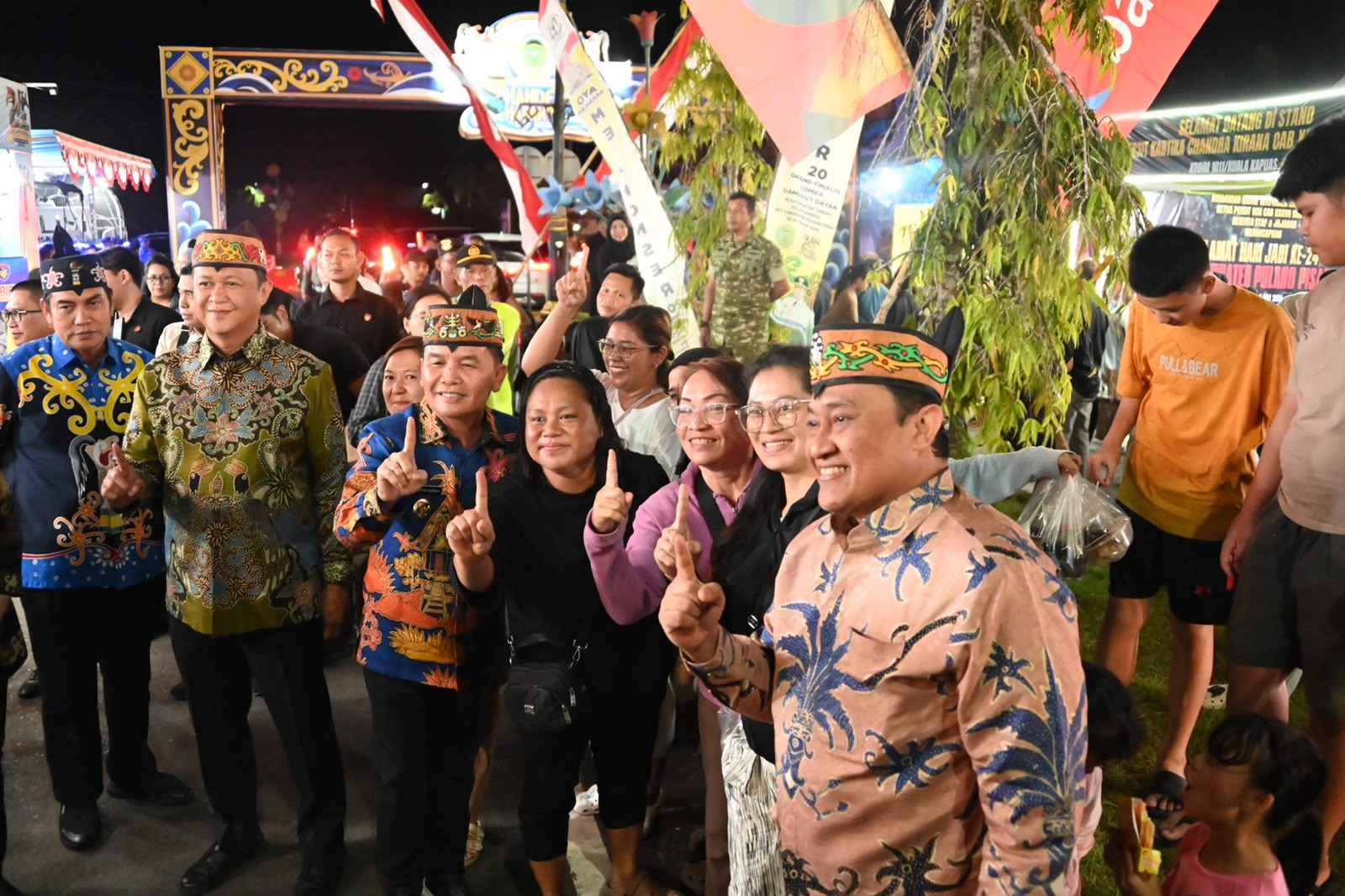 Hari Jadi Ke-24 Pulang Pisau, Gubernur Kalteng Agustiar Sabran Hadiri Huma Betang Night