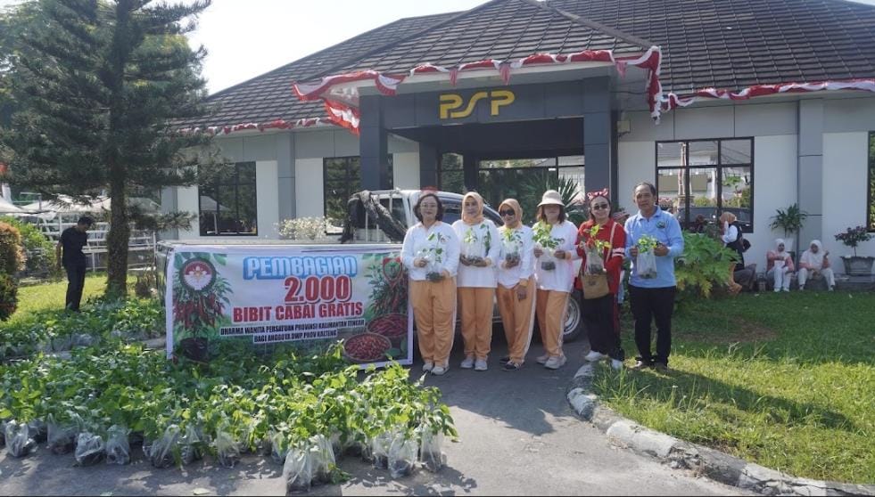 DWP dan TPHP Kalteng Dorong Pemanfaatan Bibit Cabai di Momentum HUT RI