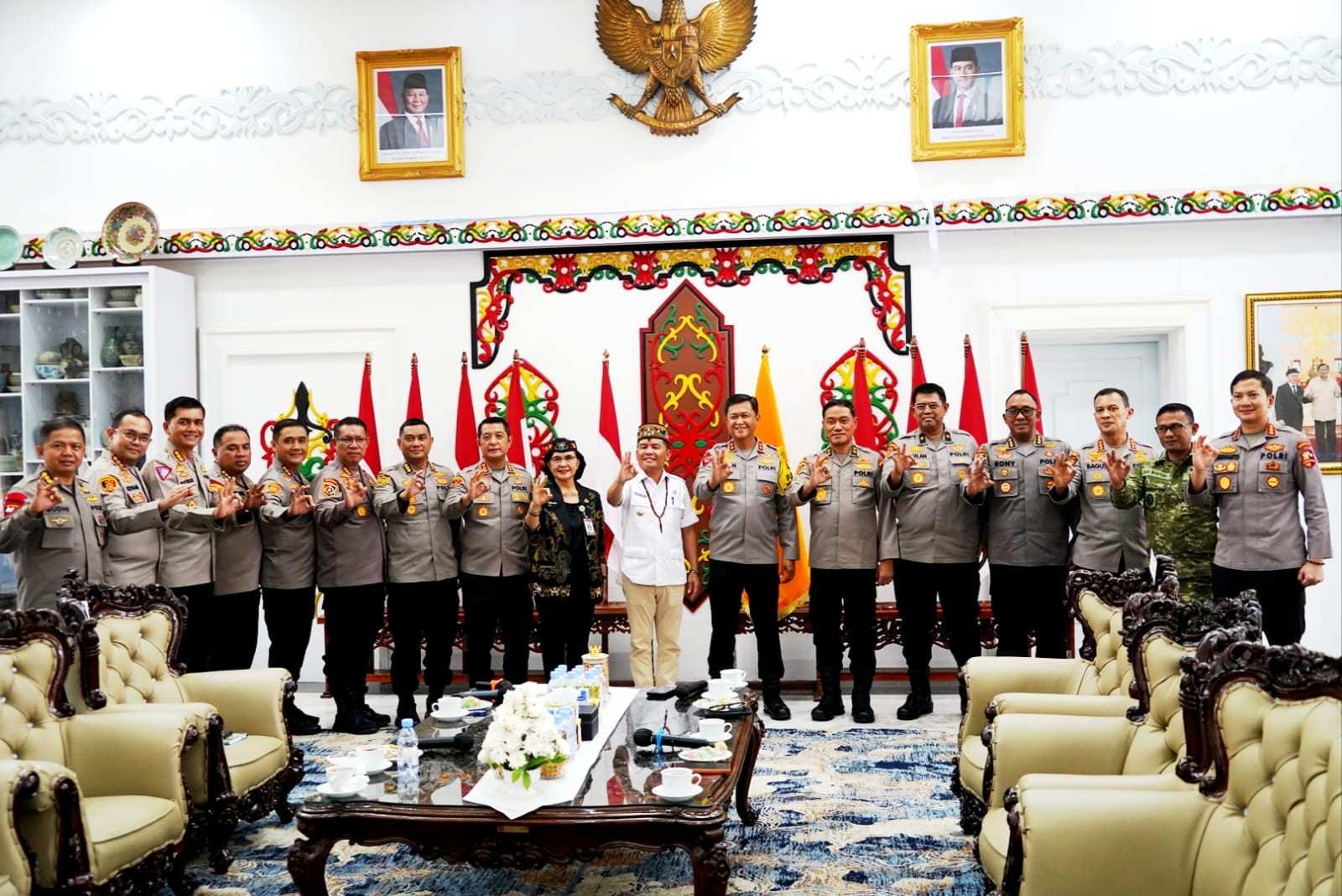Gubernur Agustiar Sabran Sambut Peserta PKDN SESPIMTI Polri Dikreg ke-36 Tahun 2026
