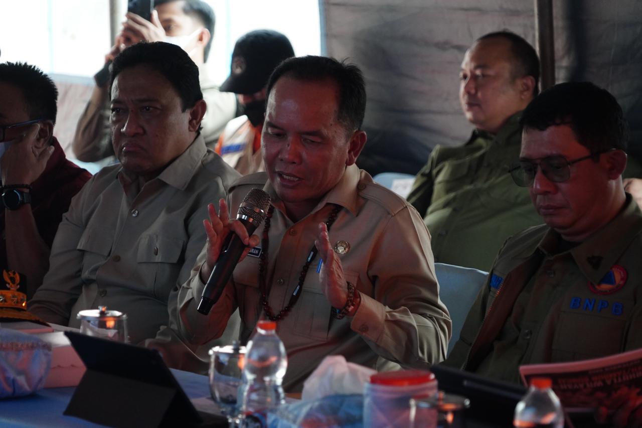 Gubernur Kalteng Agustiar Sabran Pimpin Rapat Evaluasi Penanganan Karhutla Kalteng