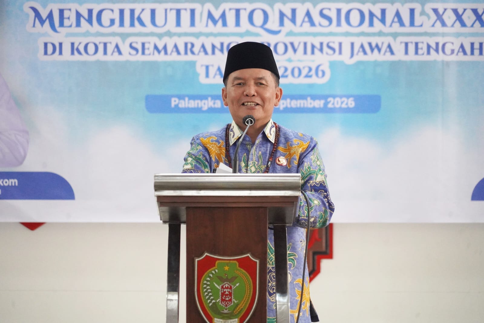 Gubernur Agustiar Sabran Tanamkan Semangat Cintai Al-Qur’an kepada Kafilah Kalteng di MTQH Nasional XXXI
