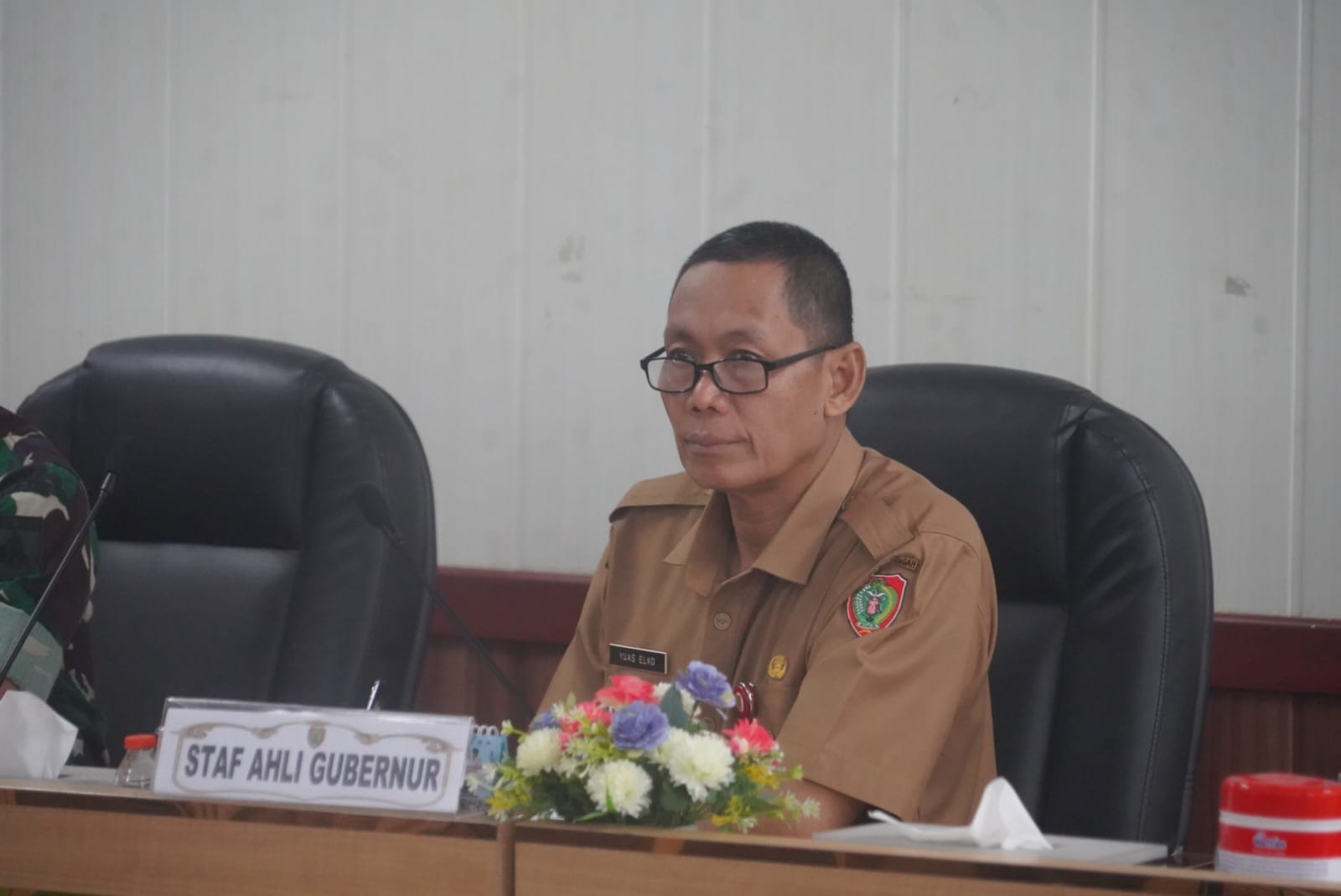 Staf Ahli Gubernur Yuas Elko Ikuti Rakor Pengendalian Inflasi Daerah Bersama Mendagri