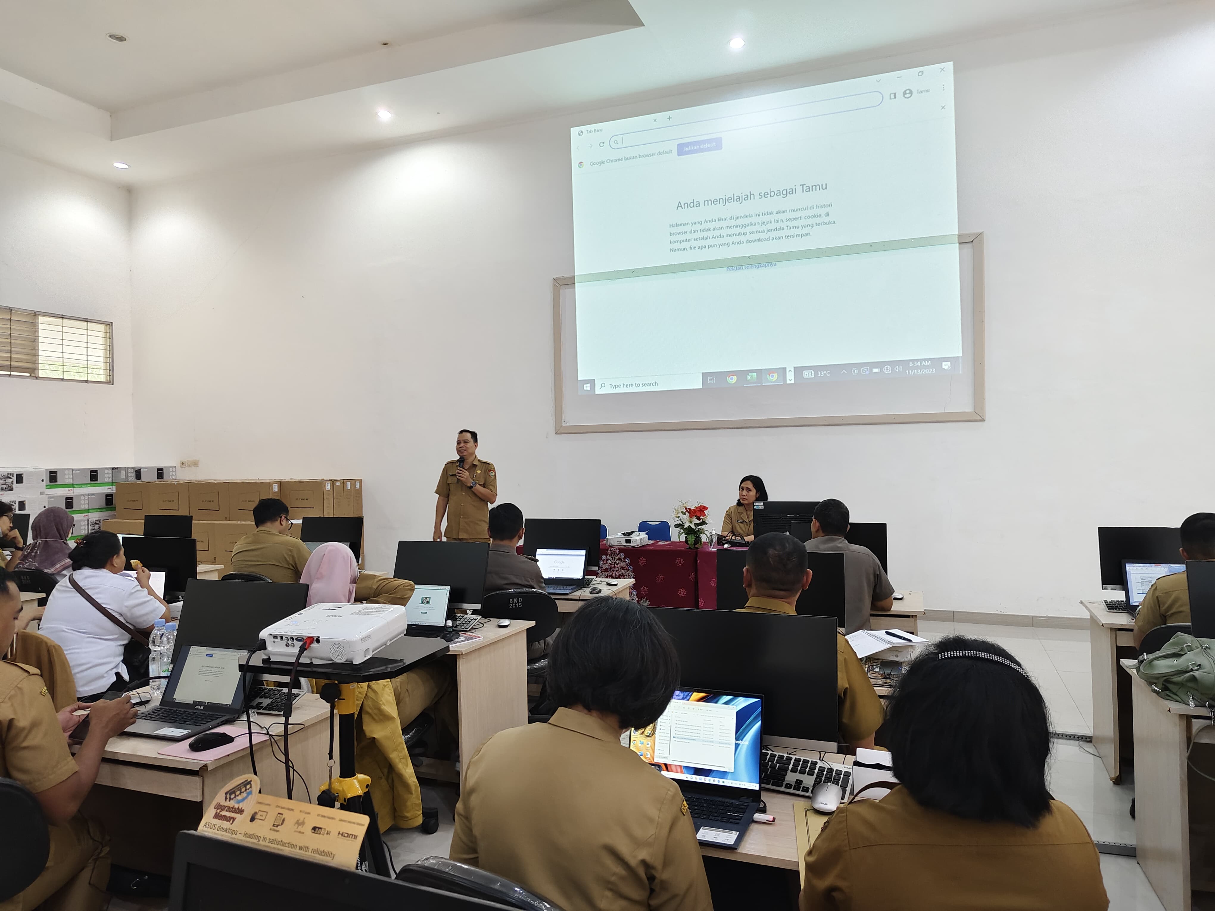 Biro Organisasi Sekretariat Daerah Prov. Kalteng Gelar Asistensi Penginputan Data SOTK dan Kebutuhan ASN Melalui Aplikasi SIASN
