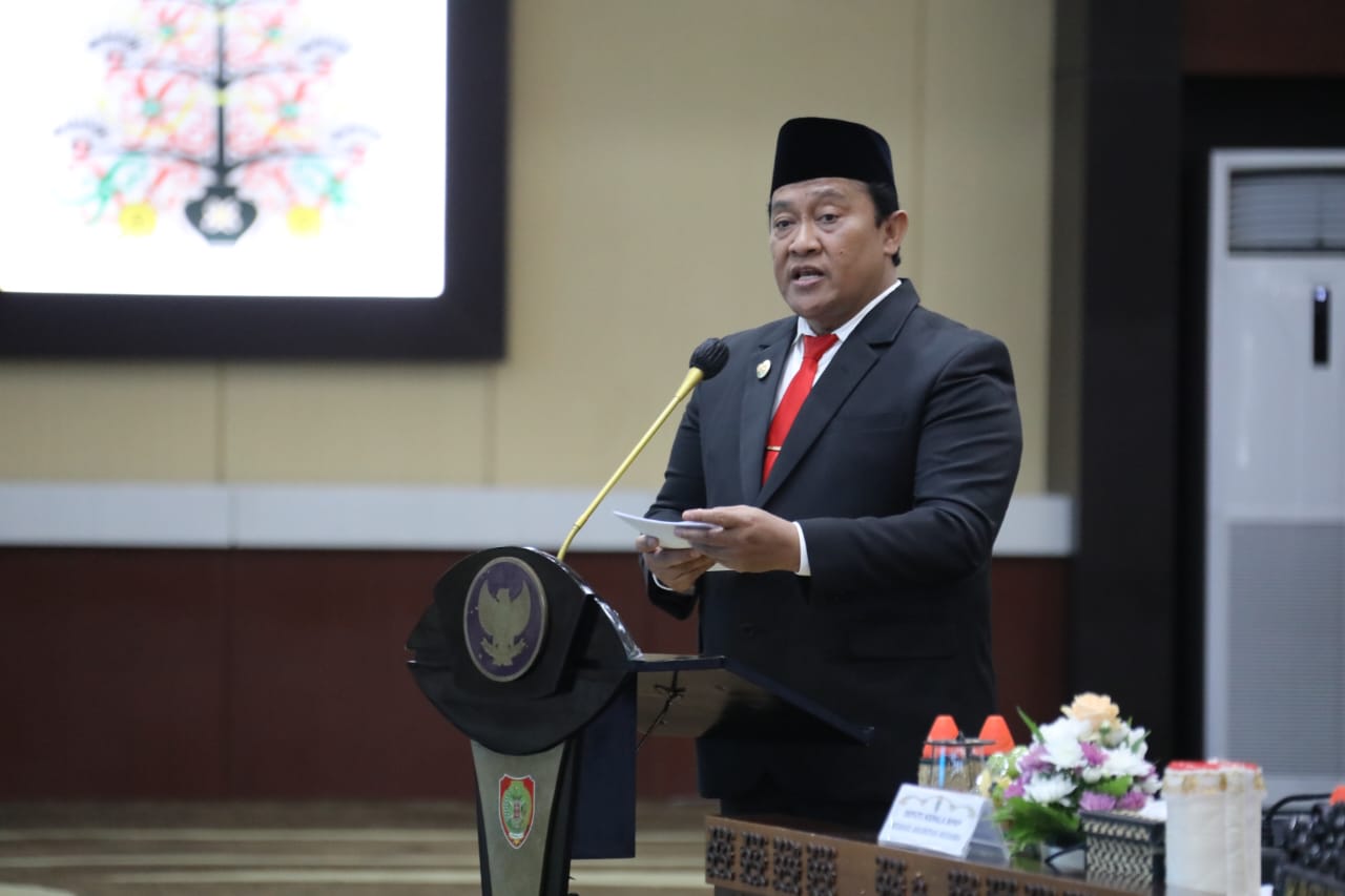 Wagub Kalteng Edy Pratowo Kukuhkan Kepala Perwakilan Badan Pengawasan Keuangan dan Pembangunan Prov. Kalteng Tahun 2025
