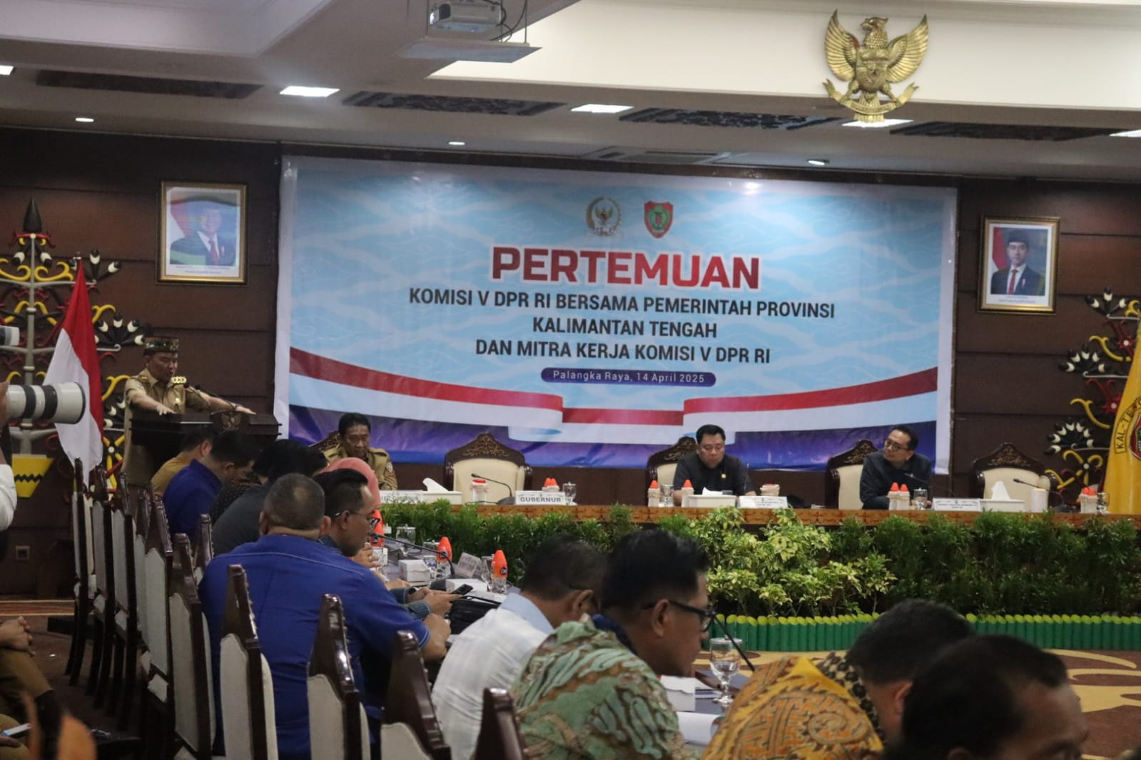 Kadisbun Prov. Kalteng Hadiri Pertemuan Komisi V DPR RI