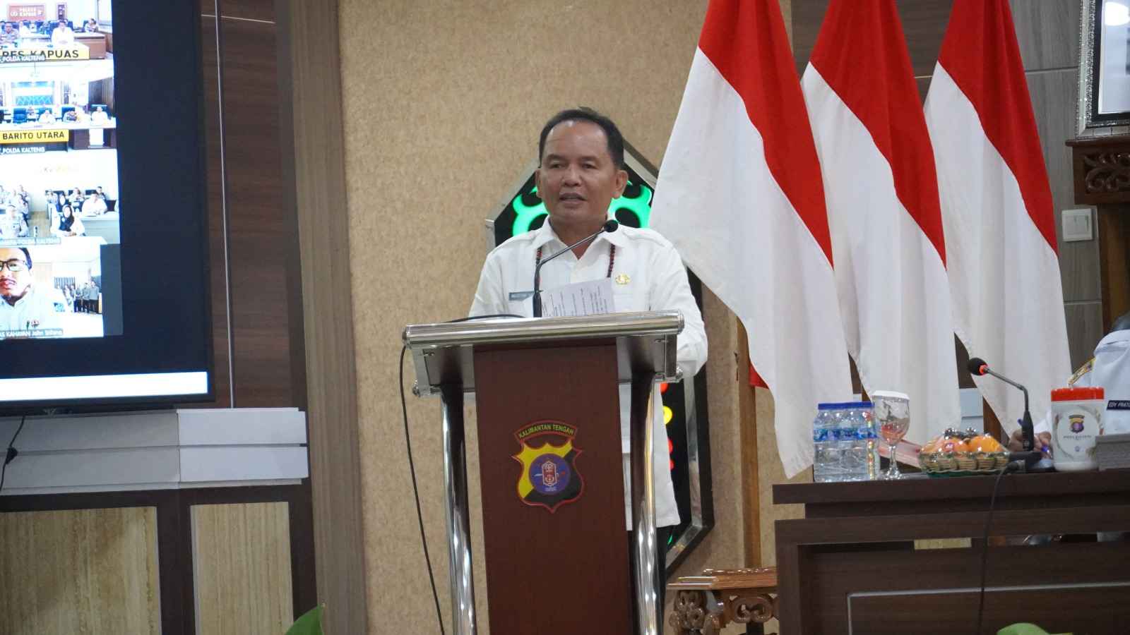 Gubernur Kalteng Agustiar Sabran Hadiri Rapat Evaluasi Program Ketahanan Pangan