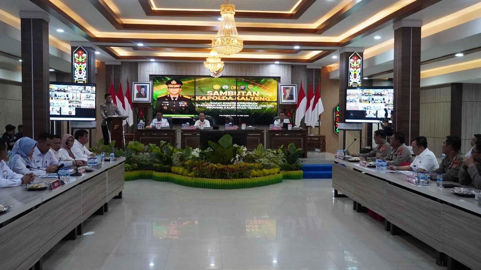 Gubernur Kalteng Agustiar Sabran Hadiri Rapat Evaluasi Program Ketahanan Pangan