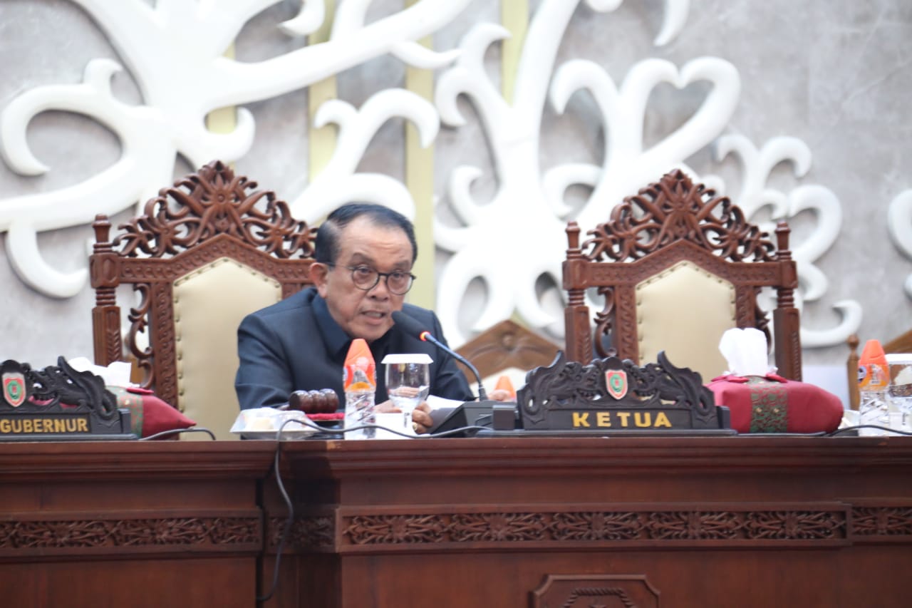 Wagub Edy Pratowo Hadiri Rapat Paripurna ke -9 Masa Persidangan II Tahun Sidang 2024 DPRD Prov. Kalteng