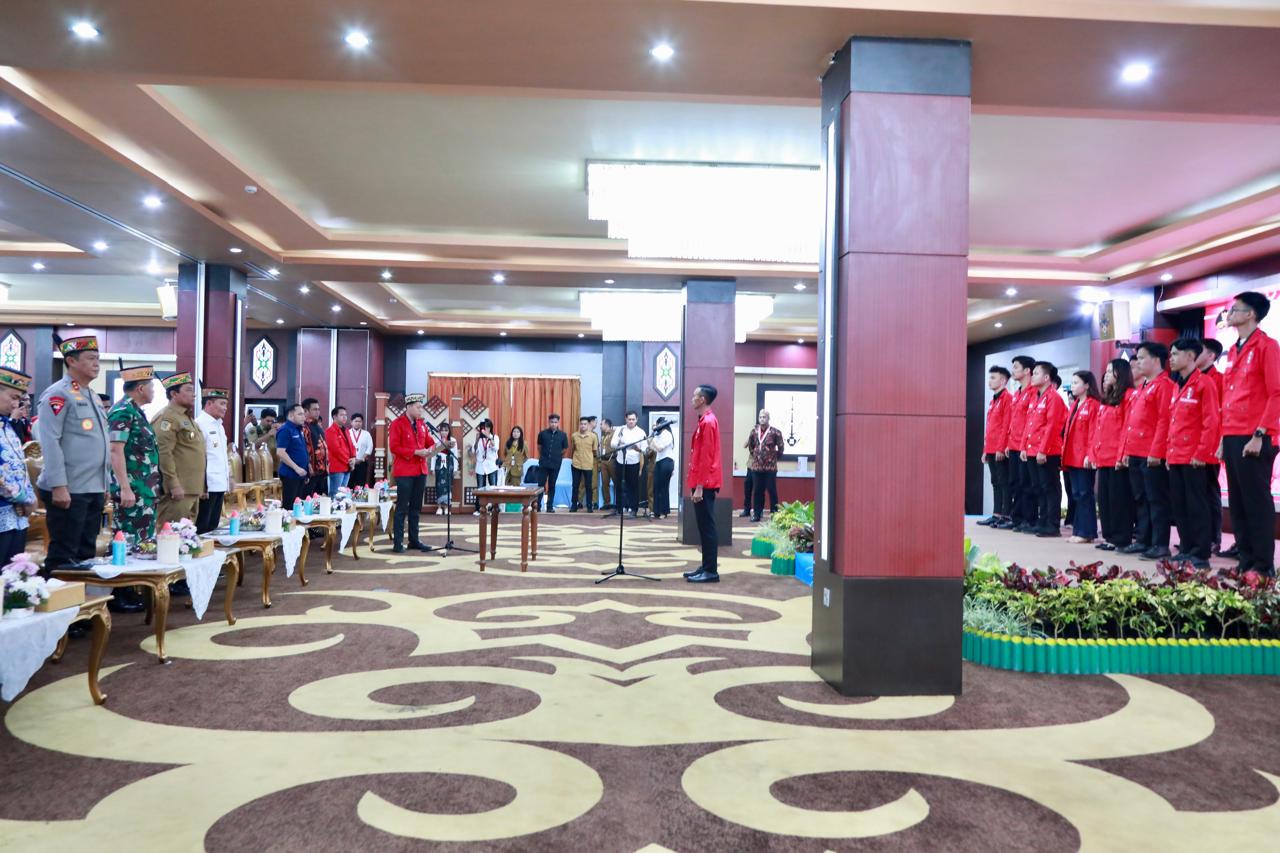 Gubernur Kalteng Agustiar Sabran Berpesan Kepada Kader GMNI Agar Terus Menjaga Semangat Juang