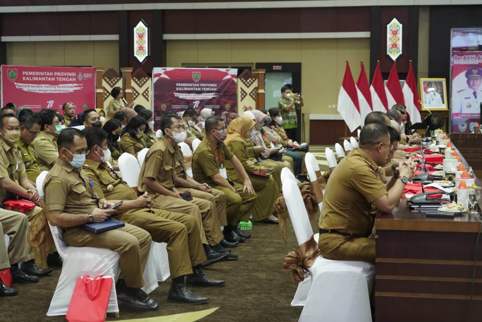 Rakor Pengembangan Kompetensi Bagi  ASN Provinsi Dan Kabupaten/Kota se-Kalteng Tahun 2022