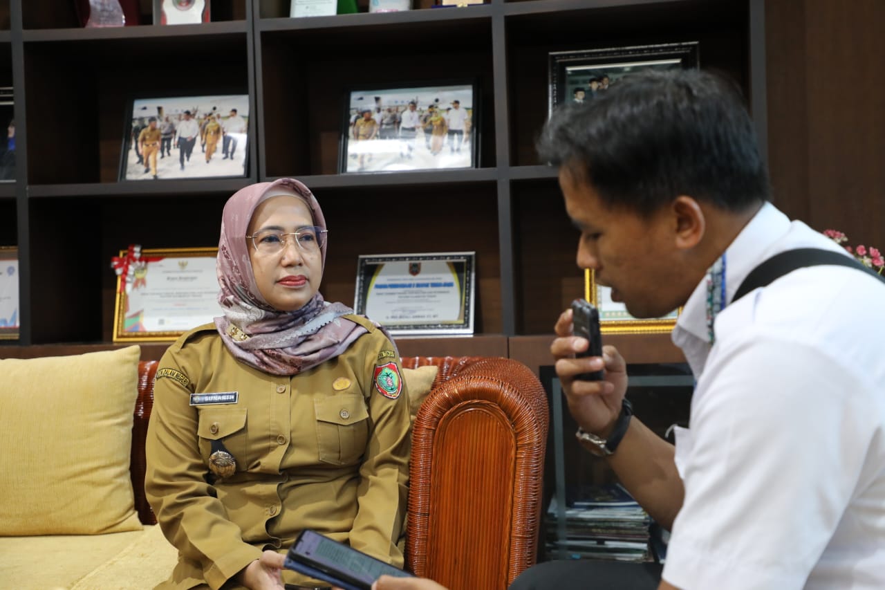 Kadis TPHP Sunarti Terima Kunjungan Perwakilan Radio Republik Indonesia