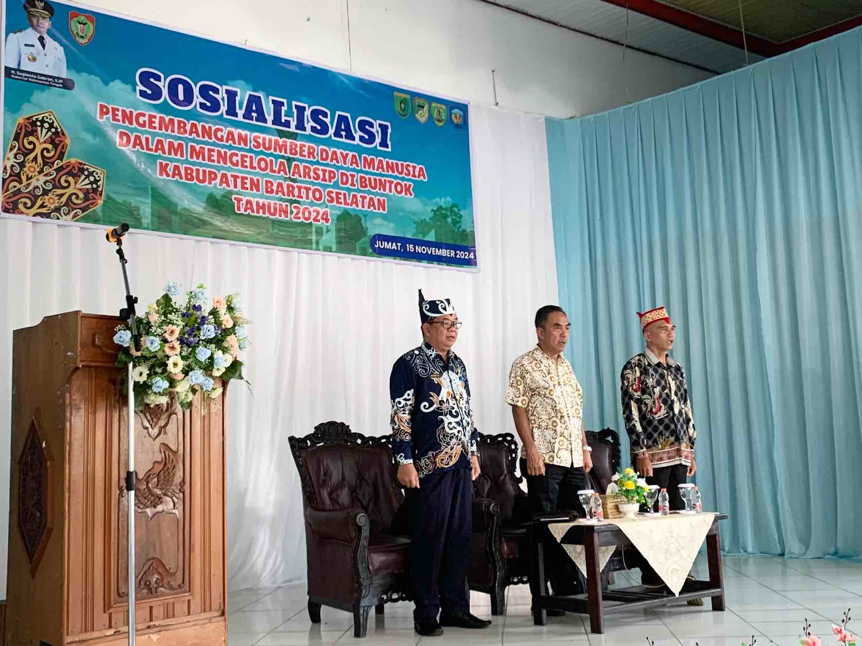 Dispursip Kalteng Gelar Sosialisasi Pengembangan SDM Dalam Mengelola Arsip