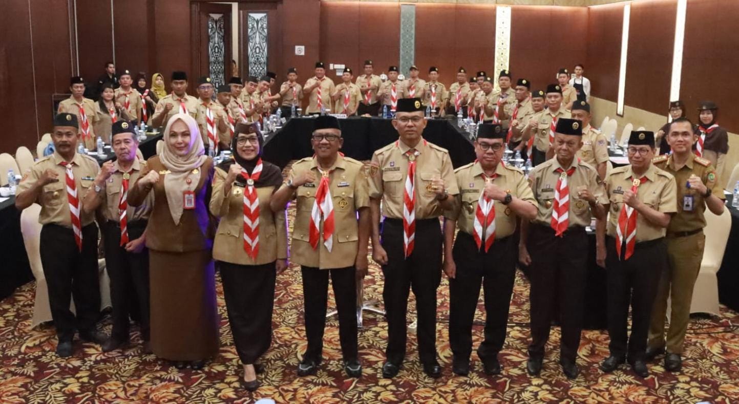 Plt Sekda Prov Kalteng M. Katma F. Dirun Buka Rakor Pimpinan Kwartir Daerah dan Kwartir Cabang se-Kalteng