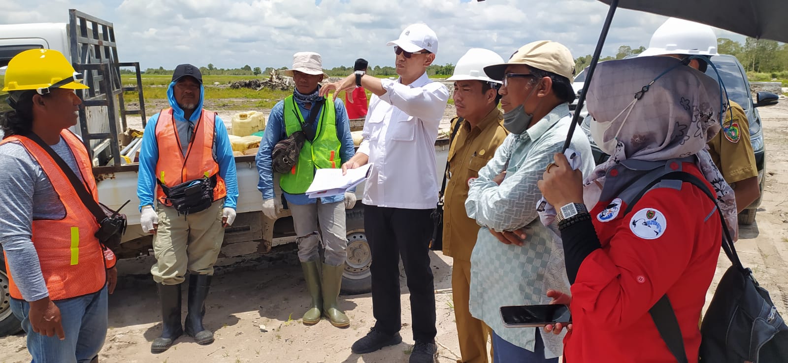 IPB University Kunjungi Kawasan Shrimp Estate di Kalteng