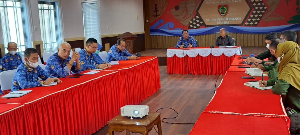 Dinas Kelautan dan Perikanan Prov. Kalteng Terima Kunjungan Badan Pusat Statistik Prov. Kalteng