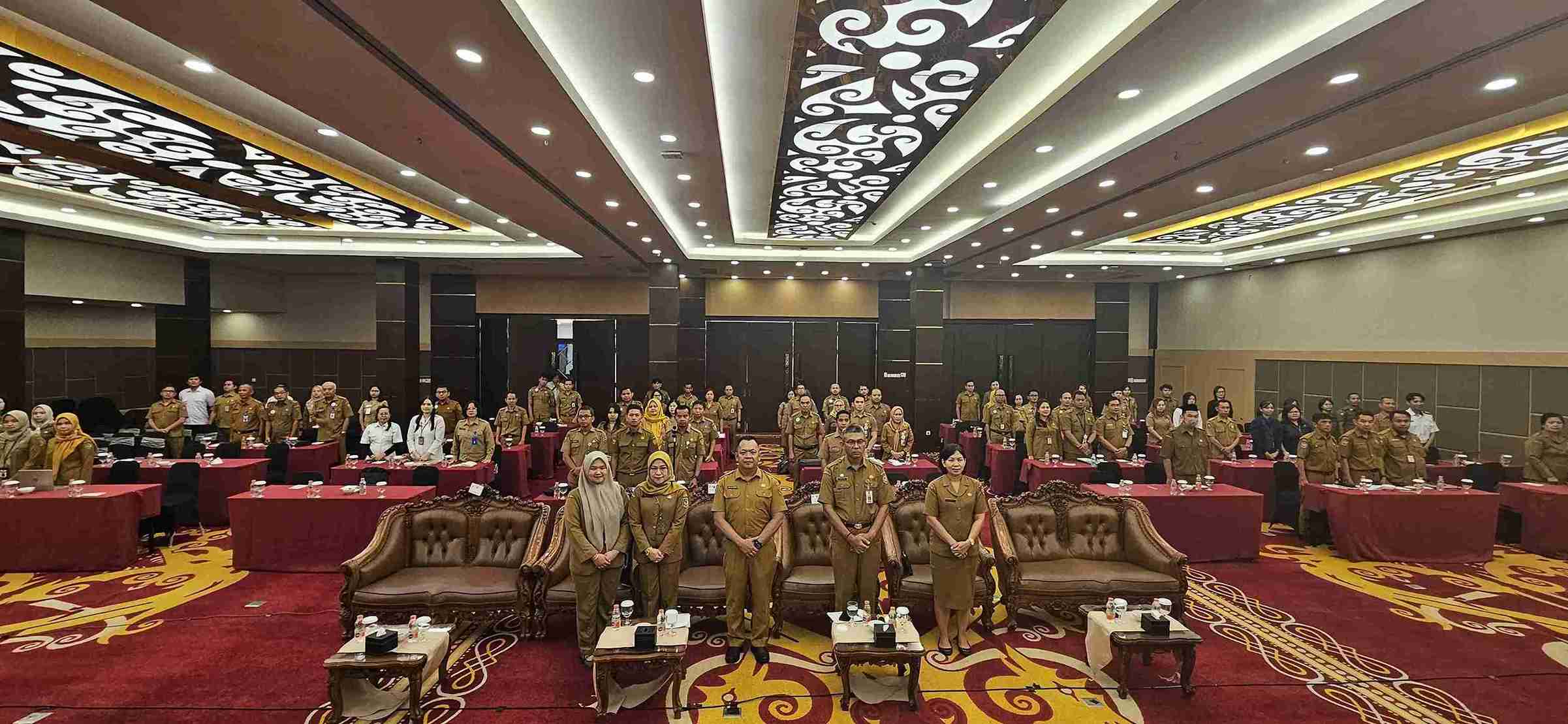 Biro Pem dan Otda Prov. Kalteng Gelar Rapat Pra Evaluasi LPPD Prov. Kalteng