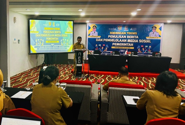 Diskominfosantik Prov. Kalteng Gelar Bimtek Penulisan Berita dan Pengelolaan Media Sosial Pemerintah