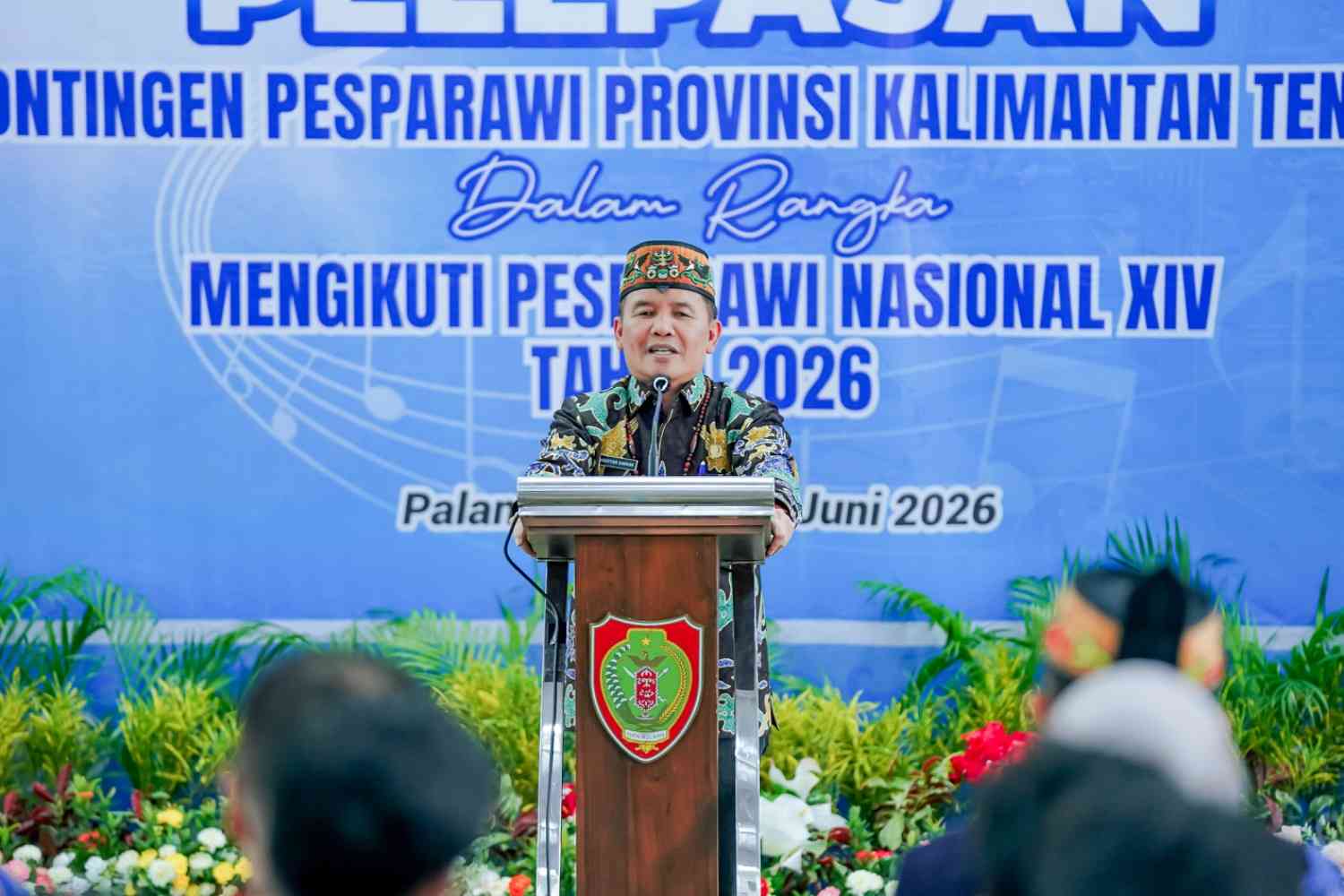 Gubernur Agustiar Sabran Pimpin Pelepasan Kontingen PESPARAWI Nasional XIV Provinsi Kalimantan Tengah Menuju Manokwari