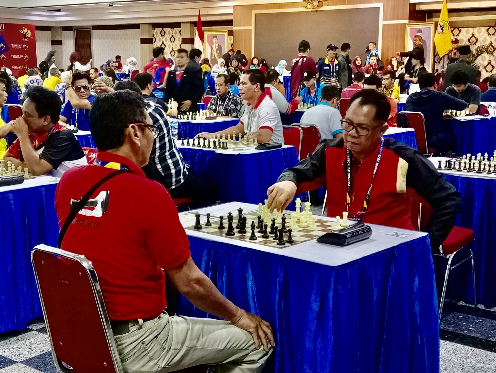 Kadislutkan Prov. Kalteng Salah Satu Peserta yang Ikut Tanding Sebagai Atlet Cabang Olahraga Catur Perorangan Putera