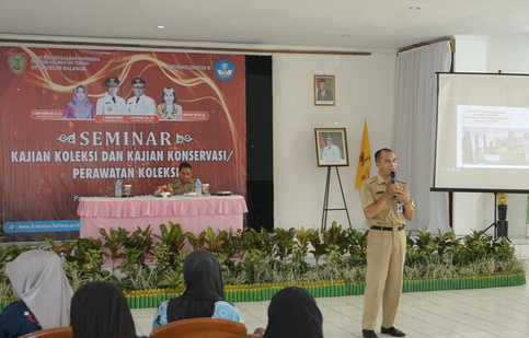 Disbudpar Melalui UPT. Museum Balanga Gelar Seminar Hasil Kajian Koleksi dan Kajian Konservasi/Perawatan Koleksi