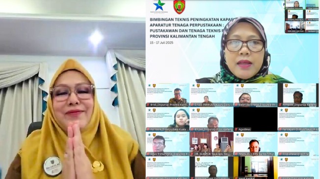 Dispursip Kalteng Gelar Bimtek bagi SDM Aparatur Tenaga Perpustakaan