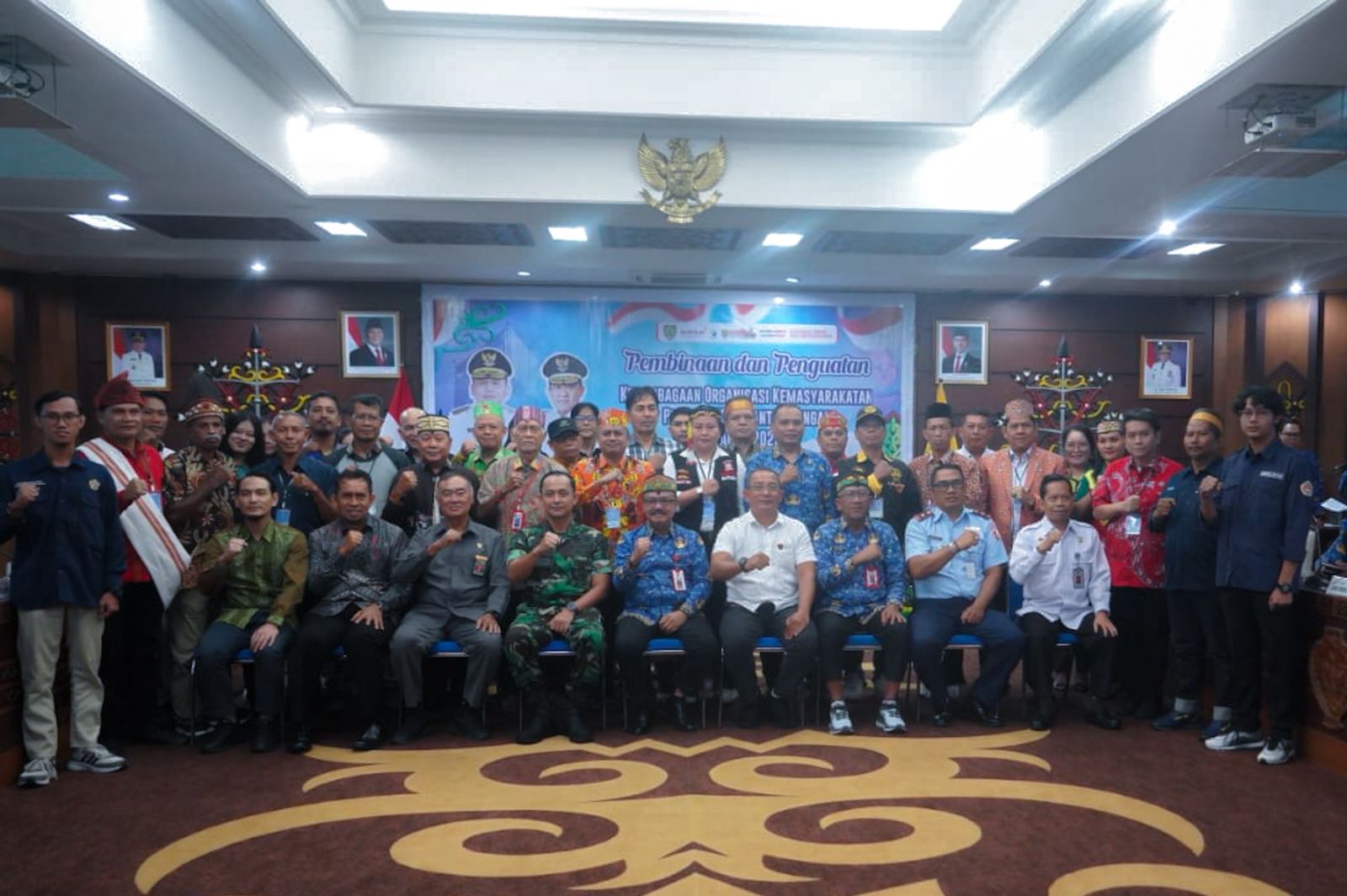 Pemprov Kalteng Gelar Pembinaan dan Penguatan Kelembagaan Organisasi Kemasyarakatan