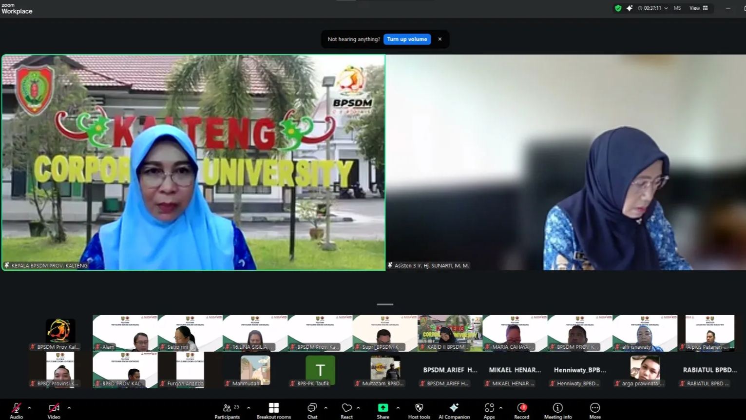 BPSDM Gelar Pelatihan Penyusunan Rencana Kontingensi Secara Blended Learning