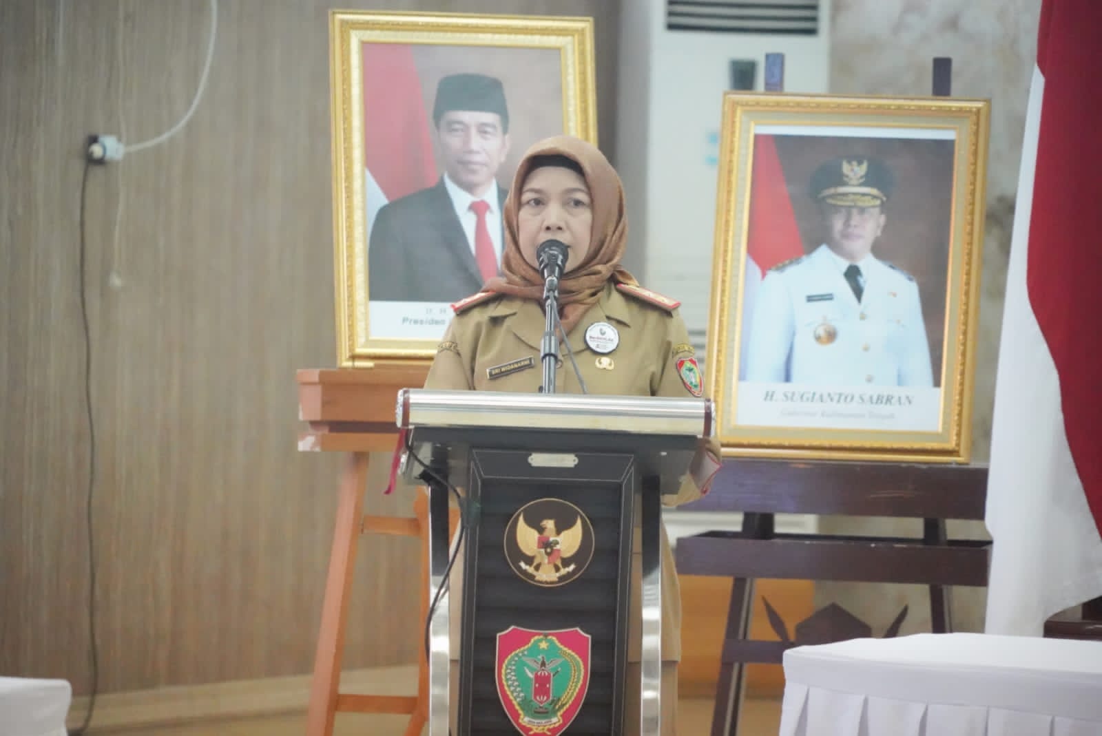 Asisten Ekbang Buka Coaching Clinic ke-7 Kab. Murung Raya dan Bartim Sekaligus Pemaparan Progres Tahun Kedua dan Ketiga Implementasi Sanitasi Kabupaten/Kota (SSK) Program PPSP