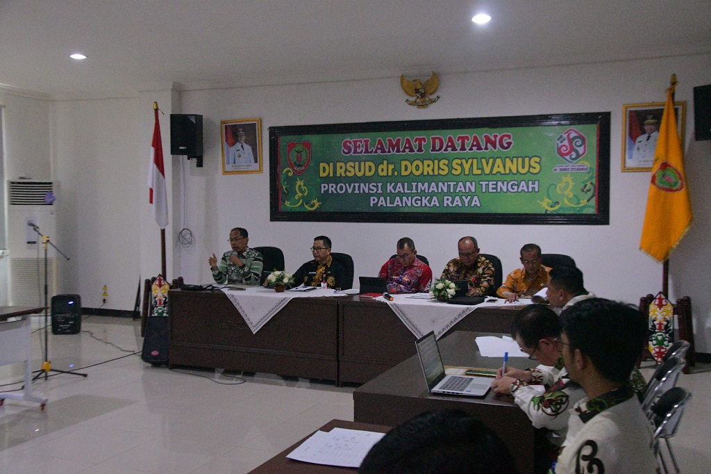 RSUD dr. Doris Sylvanus Laksanakan Pertemuan Dengan Dewan Pengawas Badan Layanan Umum Daerah