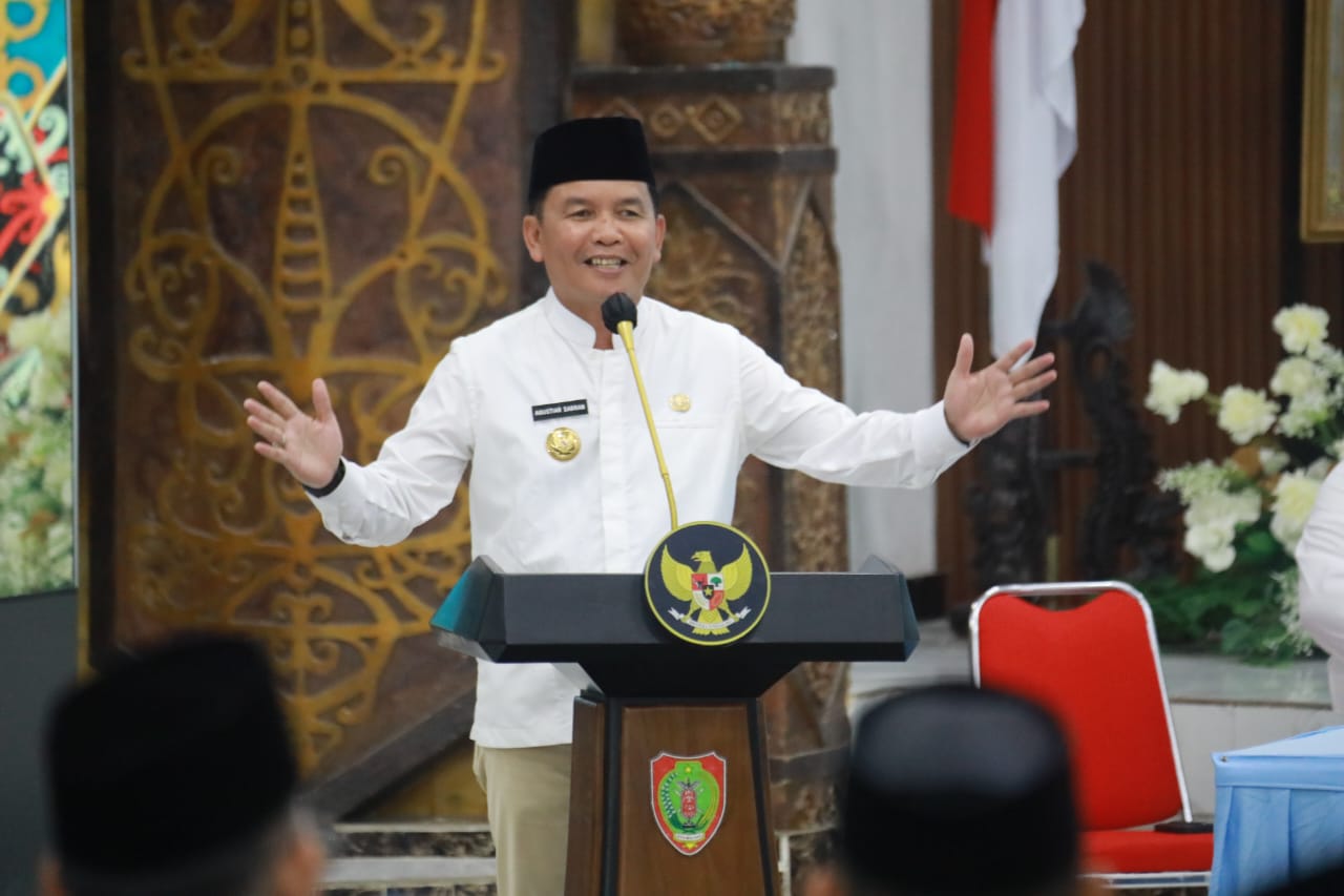 Gubernur Kalteng Agustiar Sabran Lantik Dewan Hakim, Dewan Pengawas, Dewan Pertimbangan, dan Panitera MTQH XXXIII Tingkat Prov. Kalteng