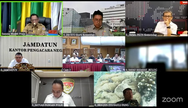 Sahli Yuas Elko Hadiri Rakor Pengendalian Inflasi Serta Pembahasan Percepatan Penyusunan RTRW dan RDTR Bersama Menteri Dalam Negeri RI