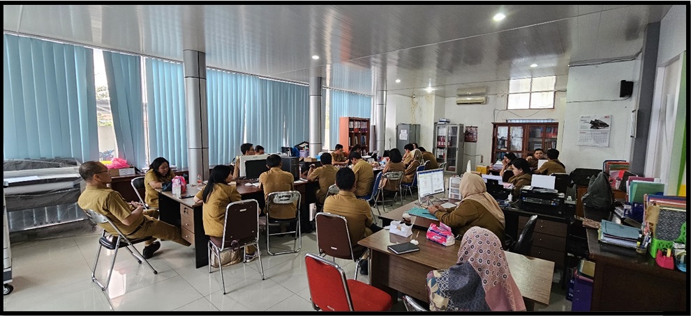 DPMPTSP Prov. Kalteng Gelar Rapat Evaluasi Kinerja Pelayanan Terpadu Satu Pintu Triwulan IV