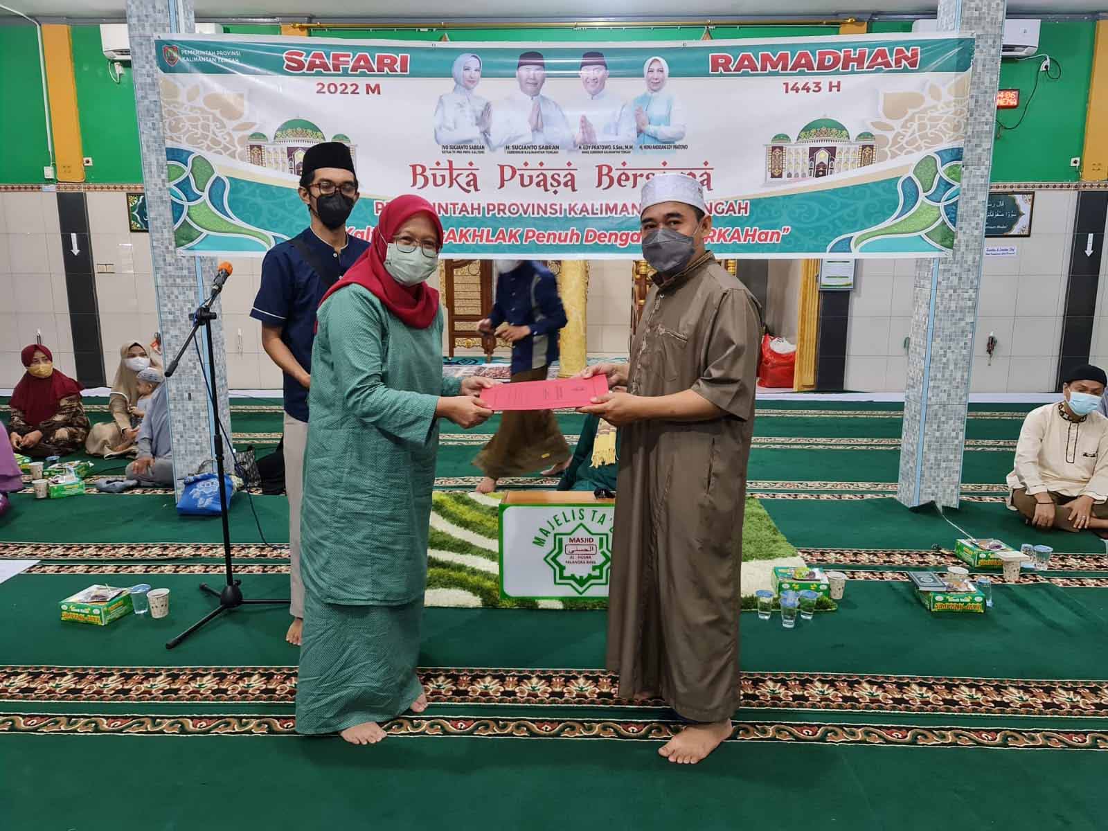 Pemprov Kalteng Gelar Safari Ramadan Di Masjid AL Husna