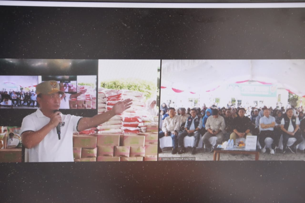 Wagub Kalteng Edy Pratowo Salurkan Bantuan Sembako Sekaligus Serahkan Bantuan Hewan Qurban