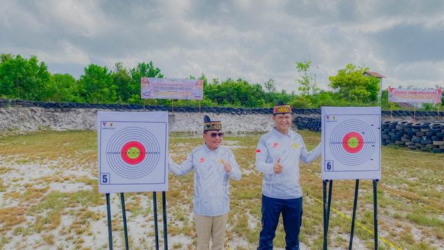 Gubernur Kalteng Agustiar Sabran Hadiri Open Tournament Menembak dan Sumpitan Tradisional
