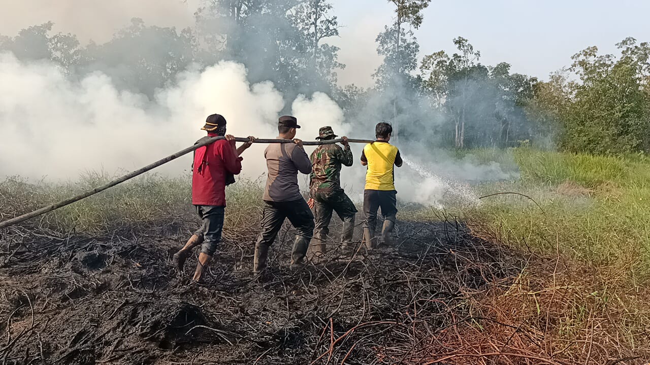 BPBPK Kalteng Terus Pantau Pekembangan Terkini Penanganan Kebakaran Hutan dan Lahan di Kabupaten/Kota