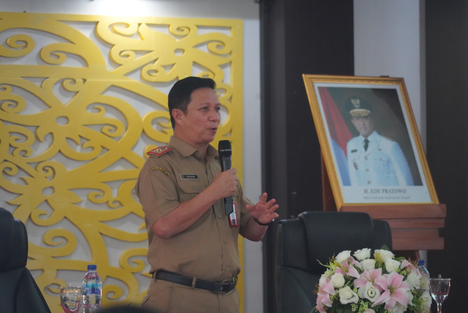 Sahli Gubernur Bidang KSDM Beri Paparan Terkait Muatan Teknis Subtansi Lembaga Pada Latsar CPNS