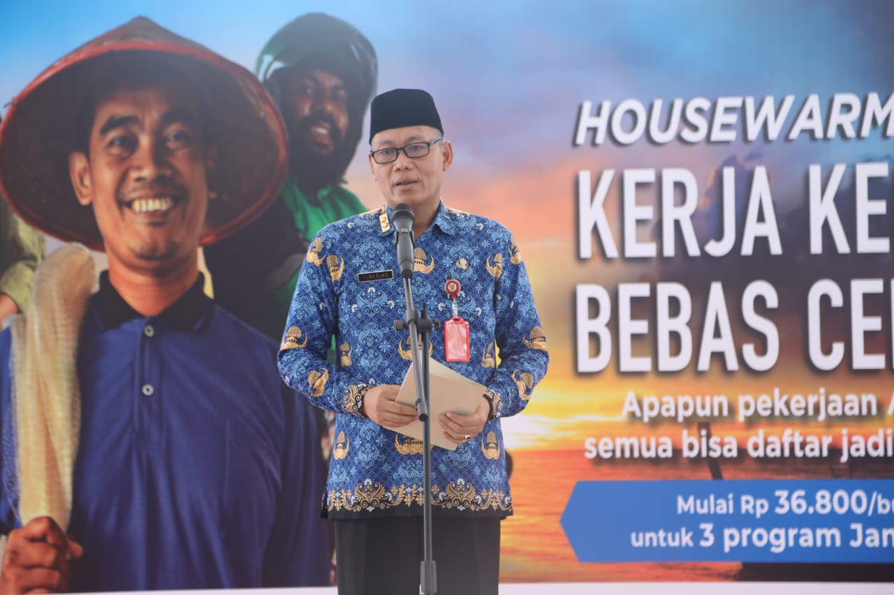 Sahli Yuas Elko Resmikan Ruang Layanan Baru Kantor BPJS Ketenagakerjaan