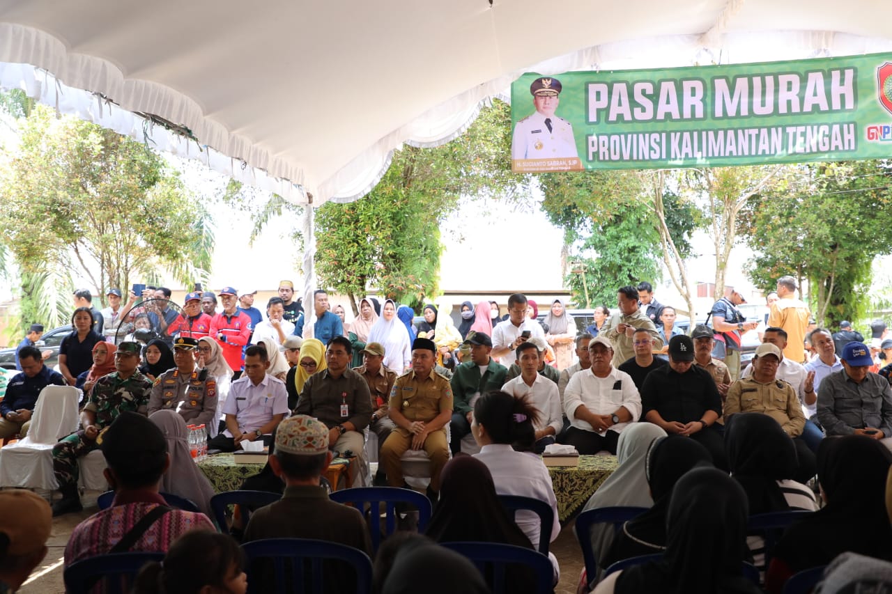 Kadis TPHP Turut Dampingi Gubernur Kalteng dalam Kegiatan Pasar Murah