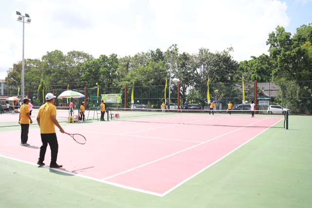 Wagub Kalteng Edy Pratowo Apresiasi Pemerintah Kota Palangka Raya Atas Penyelenggaraan Kejuaraan Tenis Lapangan Wali Kota Cup 2025