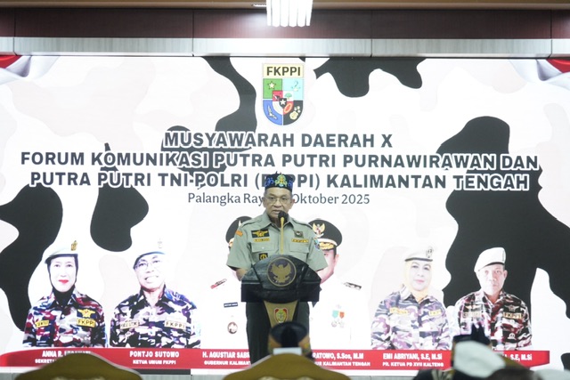 Wagub Kalteng Edy Pratowo Buka Musda X Forum Komunikasi Putra Putri Purnawirawan TNI-Polri Kalteng