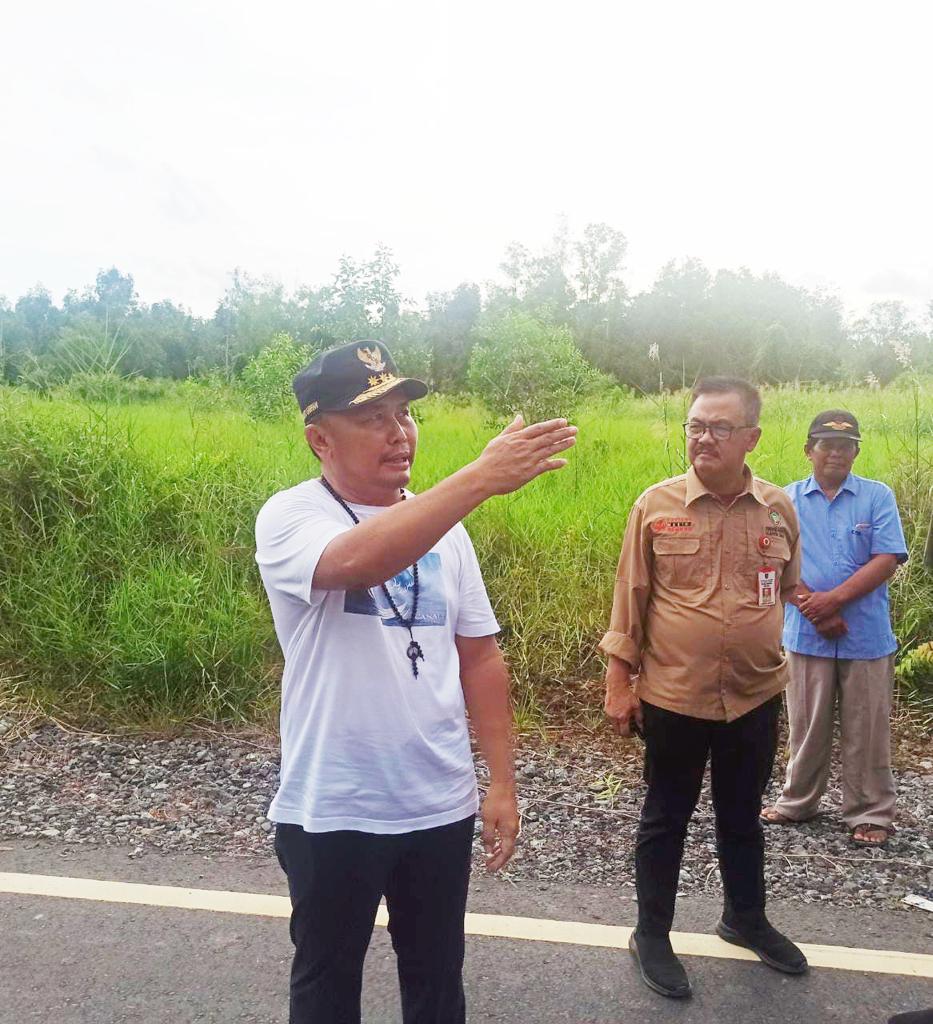 Gubernur Kalteng Sugianto Sabran Tinjau Perkembangan Food Estate Di Desa Belanti Siam Dan Desa Gadabung