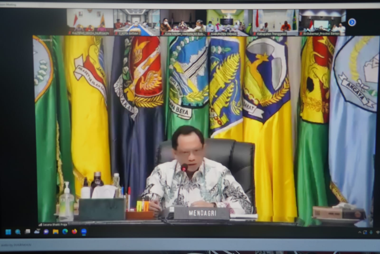 Sekda Prov. Kalteng Hadiri Rakor Pusda Dalam Rangka Persiapan Upah Minimum Tahun 2023